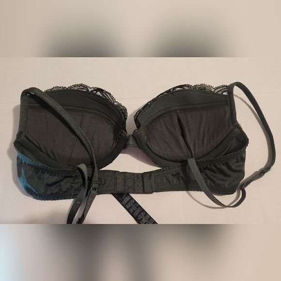 La Perla Green Lace Push Up Bra Size 34C - Picture 7 of 13
